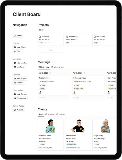 #Organisation #Notion_For_Business #Notion_Tips #Event_Identity Study Planner Free, Notion Tips, Event Identity, Course Template, Client Board, Notion Ideas, Student Dashboard, Notion Dashboard, Notion Planner