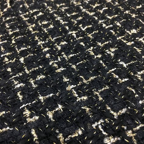 Fabric "Chanel style tweed autumn winter coat fabric" - NBprintex - Custom Fabrics for Retail and Wholesale Chanel Tweed Fabric, Chanel Wallpaper, Tweed Texture, Custom Fabrics, Gold Wallpaper Background, Life Size Statues, Tweed Pattern, Chanel Style, Chanel Tweed