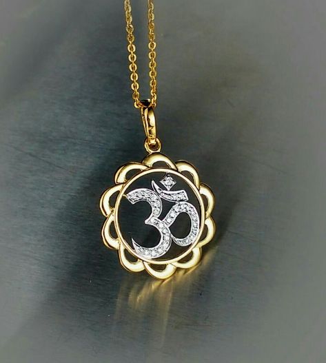 Diamond Pendent For Men, Om Pandent Design For Men, Gold Pendant For Men Indian, Om Diamond Pendent, Om Gold Pendant For Men, Om Pendant For Men, Om Pendent, Om Locket, Mens Locket