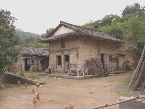 Asian Farmhouse Decor, Asian Farmhouse, Chinese House Design, Farmhouse Minecraft, Minecraft Movie, Japanese Farmhouse, Traditional Chinese House, Ancient Chinese Architecture, Chinese House