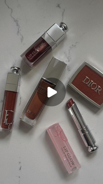 @melisekrem Dior Rosy Glow Blush, Dior Lip Maximizer, Dior Lip Glow Oil, Spring Makeup Looks, Dior Lip Oil, Lip Maximizer, Dior Blush, Lip Glow Oil, Dior Lip