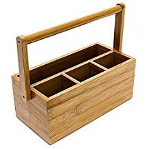 Cutlery Caddy, Outdoor Table Decor, Baby Diy Projects, Wooden Cutlery, Bamboo Box, Wooden Kitchen Utensils, Bamboo Table, Cutlery Holder, Storage Stool