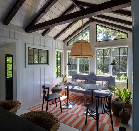 Lakeside House, American Cottage, Barn Light Electric, Thom Filicia, Lakeside Cottage, Cottage Style Homes, English Country House, Barn Lighting, Colonial House