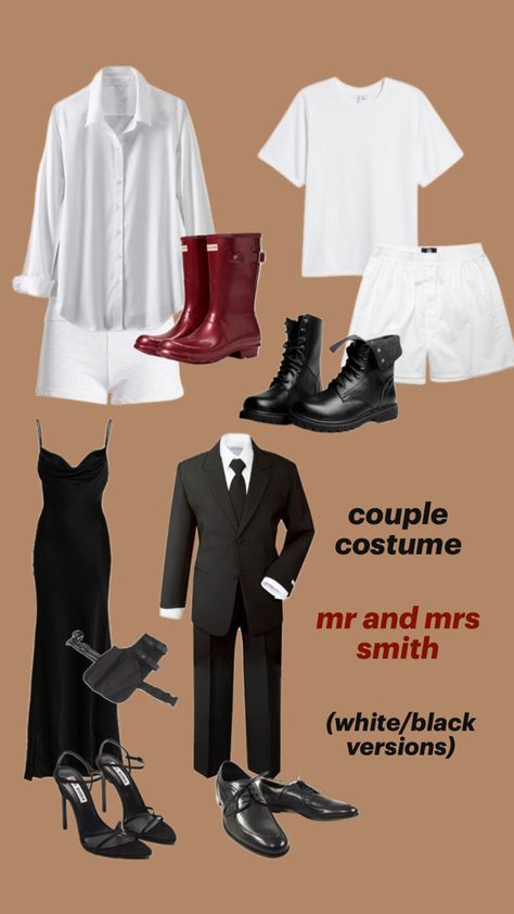 Ms And Mrs Smith, Mrs Smith Costume, Valentine Shoot, Miss Smith, Character Halloween Costumes, Mr & Mrs Smith, Mr And Mrs Smith, Mr Mrs Smith, Couple Costume