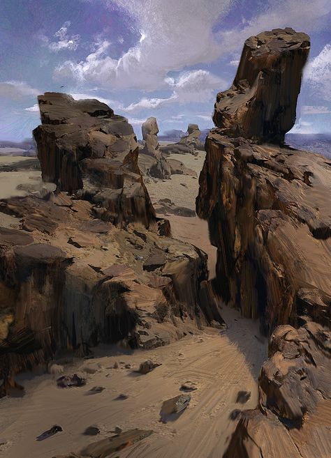 ArtStation - Recent works , Brock Grossman Practice Sketches, Environment Painting, Landscape Concept, Landscape Landscape, Fairy Queen, San Francesco, Fantasy Setting, Environment Art, Fantasy Places