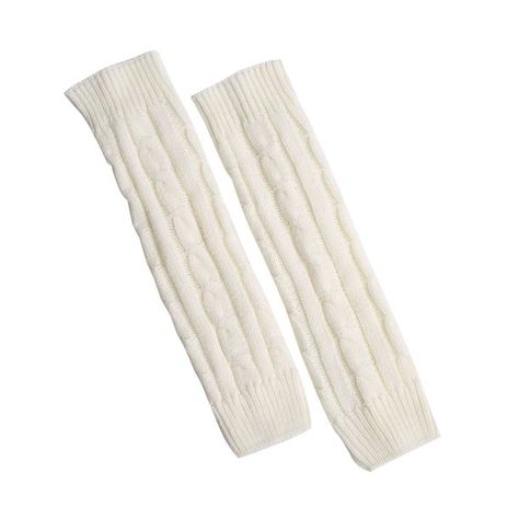 Frcolor Unisex Cable Knit Leg Warmers Knitted Crochet Long Socks Knee High Cable Knit Leg Warmers for Dance Yoga and Fashion (Free Size, White) - Walmart.com Crochet Long Socks, Ankle Compression Socks, Wool Leg Warmers, Womens Wool Socks, Cable Knit Leg Warmers, Womens Knee High Socks, Crochet Leg Warmers, Dance Yoga, Womens Socks