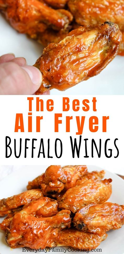 Air Fryer Buffalo Wings, Chicken Wings Air Fryer, Air Fryer Recipes Chicken Wings, Wings Air Fryer, Air Fryer Recipes Keto, Air Fry Chicken Wings, Air Fryer Wings, Wings Recipe Buffalo, Cooks Air Fryer