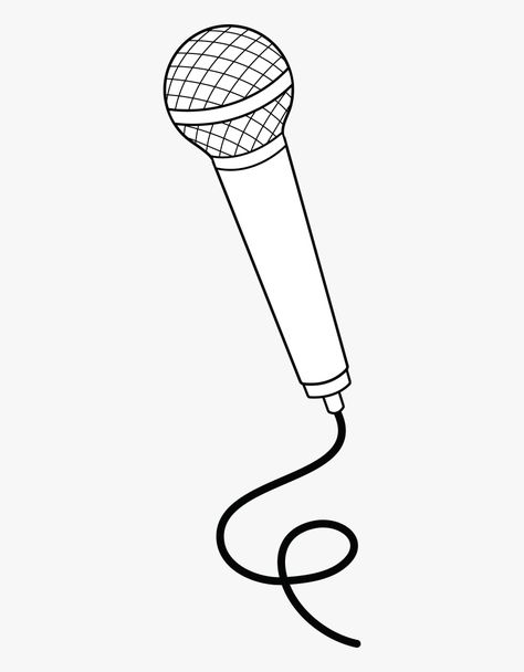 Microphone Clipart, White Microphone, Microphone Png, Mic Tattoo, Microphone Images, Microphone Drawing, Microphone Tattoo, Mike White, Fruit Coloring