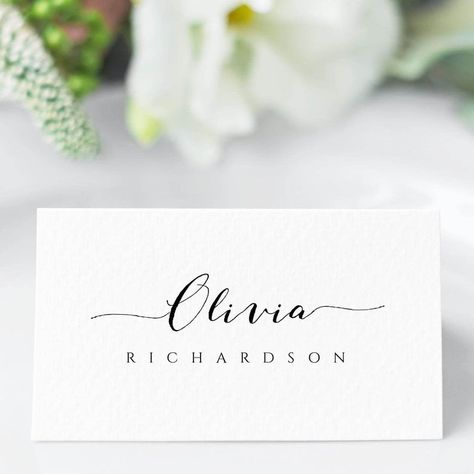 Wine Cork Place Card Holder, Wedding Table Name Cards, Wedding Planner Binder, Wedding Planner Printables, Wedding Place Card, Name Place Cards, Place Card Template, Table Place Cards, Wedding Name