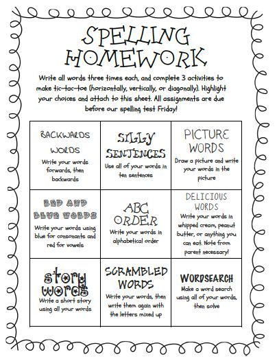 Spelling Menu, 4th Grade Spelling, Spelling Word Activities, Spelling Word Practice, 3rd Grade Spelling, 1st Grade Spelling, Resource Teacher, Spelling Strategies, Spelling Homework