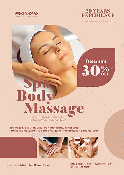 Massage Flyer, Pregnancy Massage, Licensed Massage Therapist, Reflexology Massage, Foot Reflexology, Hot Stones, Body Spa, Full Body Massage, Change Image