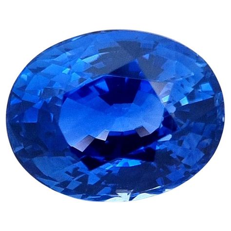 A breathtaking natural Blue Sapphire. This Oval cut Sapphire weighs over 10 carats in size. It exhibits a fine Blue color tone certified by the GRS as 'Cornflower Blue' and has no heat treatment whatsoever. With the combination of its open Blue color, incredible crystal and lustre, and a clarity that is virtually Internally Flawless, this rare gemstone is one that will be an exceptional addition to any collection. This stone can be purchased as a standalone item or can be made into a bespoke pie Cornflower Blue Sapphire, Rare Gemstones, Natural Blue Sapphire, Color Tone, Cornflower Blue, Sapphire Gemstone, Colour Tone, Oval Cut, Blue Sapphire