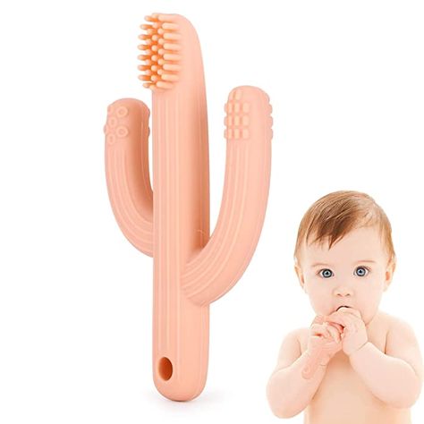 Teething Toys For Babies, Best Teething Toys, Baby Toothbrush, Toys For Babies, Brush Teeth Kids, Baby Teething Toys, Baby Teething, Nursery Inspo, Baby Teethers