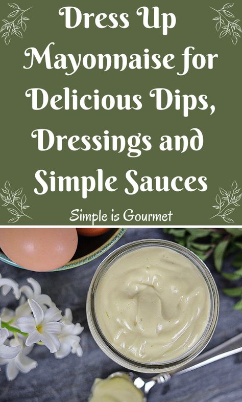 Dips Using Mayonnaise, Salad Dressings Made With Mayonnaise, Dips With Mayonnaise, Mayonnaise Dip Recipes, Mayonnaise Dip, Simple Sauces, Donair Sauce, Honey Salad Dressing, Taco Salad Dressing