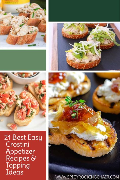 ✨🥖Dive into our little world of Crostini Creations! A collection of 21 easy, top-notch Crostini appetizer recipes & topping ideas.💫🧀. Bring one of these delicious mouth watering hors d'eouvres to your next gathering, using the french baguette as the star. Get ready to snack in style with these tasty morsels!🍅🍇🎉. Easy Crostini, Crostini Toppings, Crostini Appetizer, Fancy Appetizer Recipes, Sweet Appetizer, Crostini Appetizers, Gourmet Appetizers, Salmon Spices, Fancy Appetizers