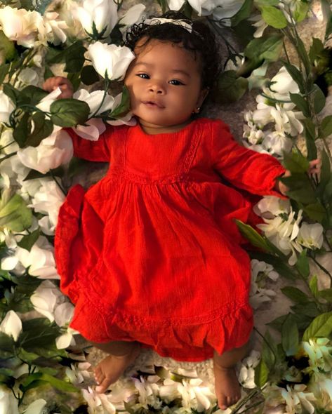 Flower Names For Girls, Names For Girls, Cute Mixed Babies, Cute Black Babies, Beautiful Black Babies, Mixed Babies, Flower Names, Black Babies