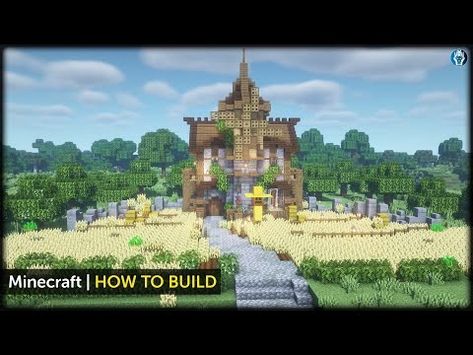 Minecraft How to Build a Wheat Farm Design (Tutorial) - YouTube Wheat Farm, Farm Design, Minecraft Buildings, I Will Show You, Design Tutorials, How To Build, I Hope You, Wheat, Minecraft