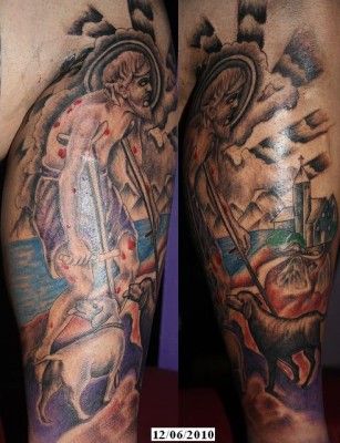 St Lazarus Tattoo Saint Lazarus Tattoo, Lazarus Tattoo, San Lazaro Tattoo, Small San Judas Tattoo, Tattoo Ideas San Judas, San Lazaro Babalu Aye, Saint Lazarus, Catholic Tattoos, Tatting