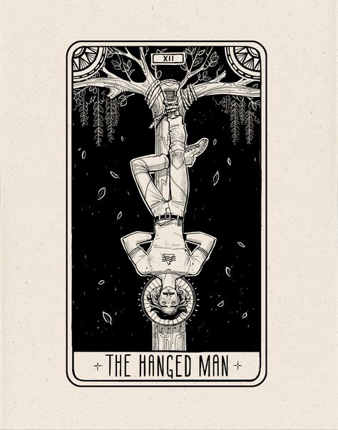 Hanged Man Tarot, Tarot Tattoo, Tarot Card Tattoo, Hanged Man, The Hanged Man, Victorian London, Man Illustration, Card Tattoo, Tarot Art