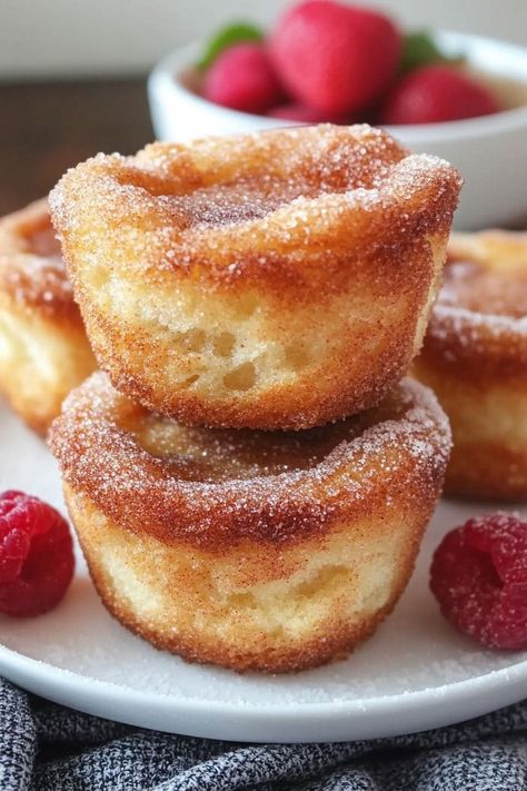 Cinnamon Sugar French Toast Muffins Thanks Giving Snack Ideas, Cookie Butter French Toast, Classic Brunch Foods, Cinnamon Sugar Popovers, Christmas Breakfast Ideas For Two, Sweet Breakfast Ideas Quick, Cinnamon Sugar Dessert, Thanksgiving Brunch Ideas, Thanksgiving Breakfast Ideas