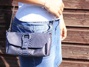 Sac banane/pochette en cuir | Tutoriel & patron gratuit - Deco Cuir