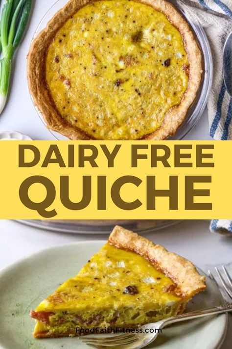 Treat yourself to a slice of Dairy-Free Quiche - a satisfying meal that's free from dairy but full of flavor. Quiche Recipes Dairy Free, Quiche Dairy Free, Dairy Free Quiche, Dairy Free Quiche Recipes, Quinoa Recipes Dinner, Quinoa Recipes Easy, Quinoa Recipes Healthy, Dairy Free Low Carb, Snack Smoothie