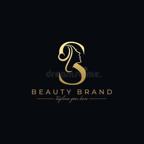 Letter S Beauty Face, Hair Salon Logo Design Stock Vector - Illustration of elegance, initial: 195544252 Bridal Studio Logo Design, Hair Salon Logo Design, Face Logo Design, Hair Salon Logo, Hair Logo Design, Hair Salon Logos, Salon Logo Design, Hair Logo, Beauty Salon Logo