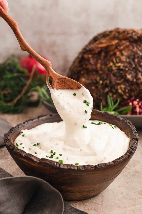 Prime Rib Horseradish Sauce, Horseradish Sauce For Prime Rib, Recipe For Prime Rib, Sauce For Prime Rib, How To Make Horseradish, Horseradish Sauce Recipe, Prime Rib Sauce, Horseradish Cream Sauce, Prime Rib Roast Recipe