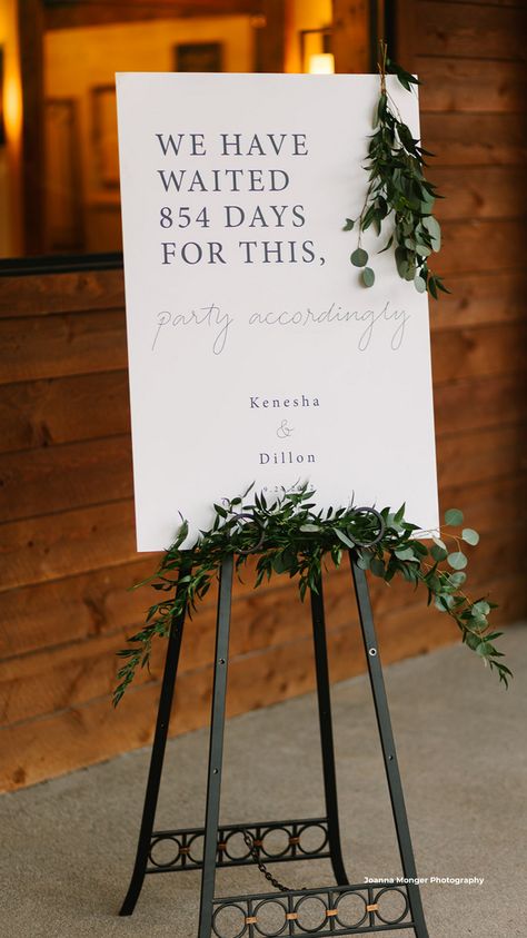 Liljebeck Farms | Woodinville, WA Farm Wedding Welcome Sign, We’ve Waited Party Accordingly, Party Accordingly Wedding Sign, Wedding Signage For Reception, 2026 Wedding, Seating Sign, Billboard Signs, Wedding Reception Signs, Wedding Plan