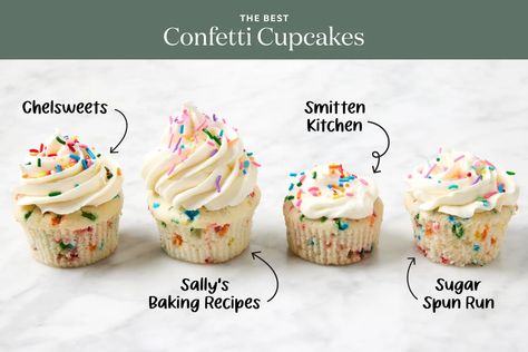 It’s honestly life-changing. Box Cupcakes Better, Funfetti Cupcake Recipe, Cake Mix Cupcakes, Make Cupcakes, Confetti Cupcakes, Boxed Cake Mixes Recipes, Funfetti Cupcakes, Moist Cupcakes, Vegan Frosting