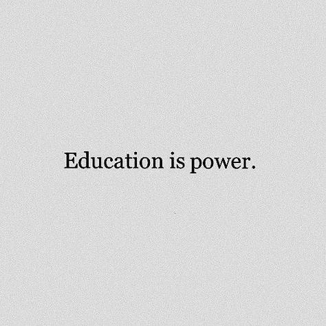 Education Is Power, The Words, Education, White