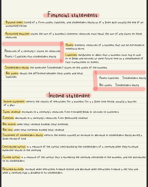 Aesthetic Study Notes Accounting, Accounting Study Notes, Finance Notes Aesthetic, How To Study Accounting, Accounting Notes Student, Accounting Notes Aesthetic, Accounting Aesthetic Notes, Accounting Student Aesthetic, Note Aesthetic