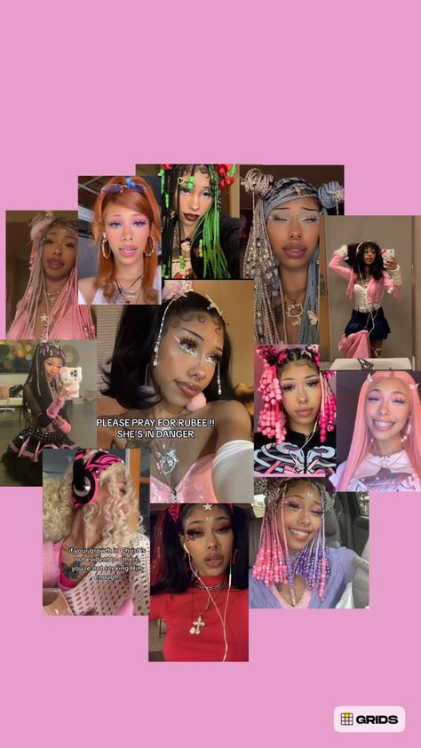 These are some looks from Rubee Lana Rubee Lana, Insta Pfp, Cute Fits, Style Icon, Makeup Inspiration, Makeup Tutorial, Hair Styles, Makeup, Hair