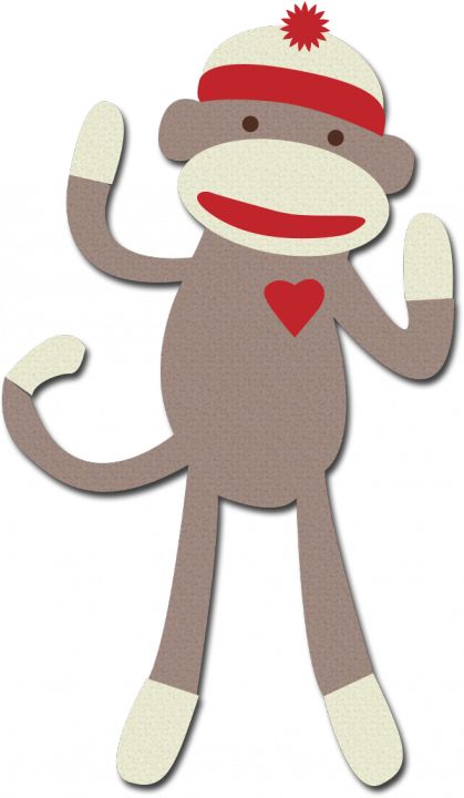 Sock Monkeys for you | Love it ? Create your own Monkey Clipart, Sock Monkey Party, Sock Monkey Birthday, Monkey Cartoon, Flower Pot People, Cartoon Monkey, Painted Rock Animals, Year Of The Monkey, Art Socks