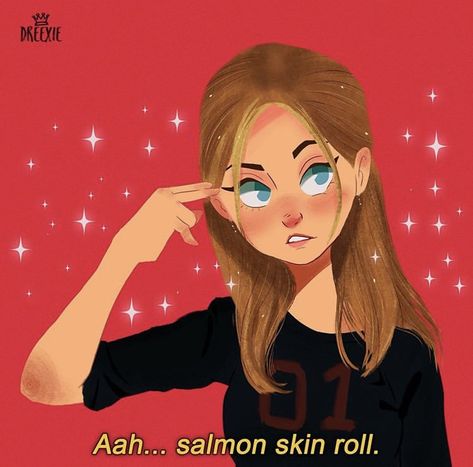 Salmon Skin Roll, Friends Fanart, Friends Tv Quotes, Friends Sketch, Friends Scenes, Friend Jokes, Salmon Skin, Friends Episodes, Friends Poster