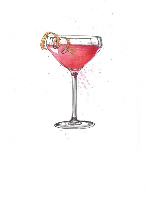 Essential alcoholic drinks ClipArt, featuring various types of cocktails and glasses to enhance any design with a stylish touch. Alcoholic Drinks Clipart, Cocktail Invite, Drinks Watercolor, Cosmo Drink, Drinks Clipart, Lash Ideas, Martini Art, Cocktails Clipart, Drink Illustration