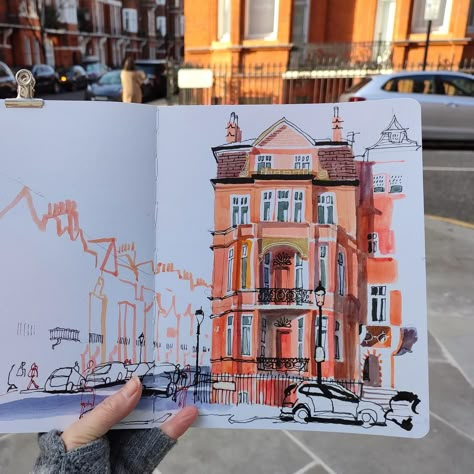 Lis Watkins (@lineandwash) • Instagram photos and videos Westminster Cathedral, Sloane Square, Travel Sketches, Sketchbook Inspo, Sketchbook Journaling, Sketchbook Inspiration, Covent Garden, Urban Sketching, Architecture Sketch