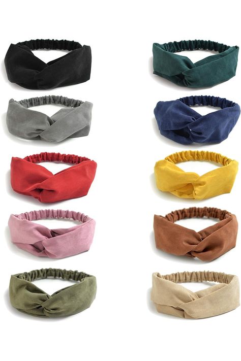 Headbands for Women 10 Pack Twist Knotted Stretchy Hair Bands Twist Knot, Hairstyles Ideas, Hair Bands, Headbands For Women, Hair Band, Wig Hairstyles, Wigs, Personal Care, Twist