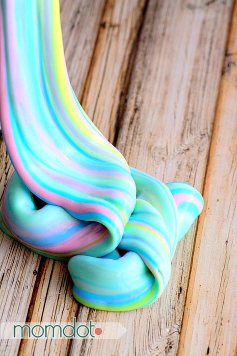 Unicorn Poop Slime Recipe: Learn how to create perfect Unicorn poop slime (rainbow slime) to play with! Bday Sleepover, Unicorn Activities, Fun Rainy Day Activities, Unicorn Slime, Colorful Slime, Cool Slime Recipes, Party Sleepover, Rainbow Slime, Diy Edible