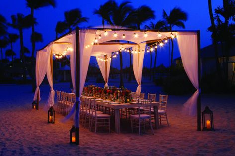 Beach wedding reception at Aruba Marriott Resort.  Beach destination wedding.  beach wedding ideas.  Elegant beach reception.  Twilight wedding.  Sunset wedding.  Dinner on the beach.  Elegant beach dinner party.  Vintage wedding decor ideas.  Bohemian beach wedding ideas. Beach Dinner Parties, Destination Wedding Aruba, Beach Reception, Aruba Weddings, Vintage Wedding Reception, Twilight Wedding, Bohemian Beach Wedding, Wedding Reception Dinner, Beach Wedding Reception