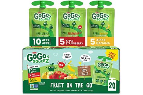 Classroom Snacks, Gogo Squeez, Pouch Packaging, Fruit Cups, Apple Apple, Unsweetened Applesauce, Apple Fruit, Variety Of Fruits, Sem Lactose