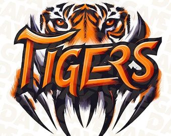 Tiger Vector Logo, Tiger Scratch, Football Sublimation Designs, Eye Png, Tiger Png, Tiger Spirit, Tigers Shirt, Tiger Vector, Tiger Mascot