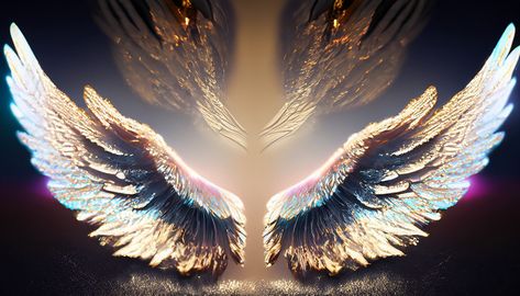 Luxurious Angel Wing Stage Background#pikbest# Wings Stage Design, Big Angel Wings, Green Feed, Angel Wings Background, Fantasy Star, Stage Background, Love Backgrounds, Purple Diamond, Gold Tips