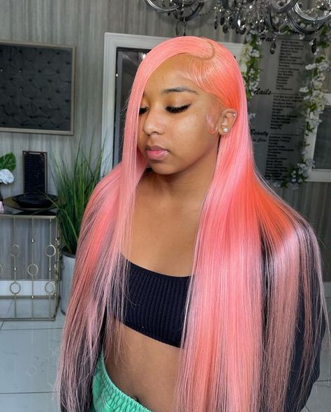 Side Part Hairstyles, Wig Install, Beautiful Chocolate, Birthday Hair, Frontal Hairstyles, Pink Wig, Human Virgin Hair, Dope Hairstyles, Hair Life