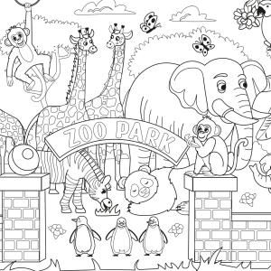 Tous nos coloriages gratuits sur le zoo et ses animaux Zoo Drawing For Kids, Zoo Drawing, Zoo Zoo, Box Creative, Children Illustration, Drawing For Kids, Grammar, Illustrations, Band