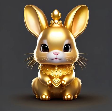 Cny Design, Golden Rabbit, Tarot Cards Art, Game Concept, God's Grace, Gods Grace, Chinese New Year, Tarot Cards, Animals And Pets