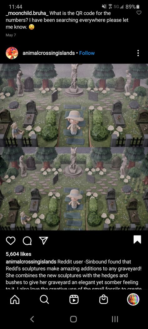 Animal Crossing Memorial Ideas, Acnh Memorial Ideas, Animal Crossing Cemetery, Acnh Cemetery Ideas, Acnh Cemetery, Acnh Graveyard, Anch Ideas, Acnh Autumn, Acnh Spooky