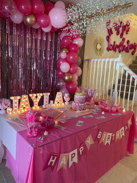 11 Shades Of Pink Party, 10 Shades Of Pink Party, Pink Party Set Up, 13 Shades Of Pink Party Ideas, 12 Shades Of Pink Party, Airbnb Birthday Decorations, 13 Shades Of Pink Party, Shades Of Pink Birthday Party, Airbnb Birthday Party Ideas