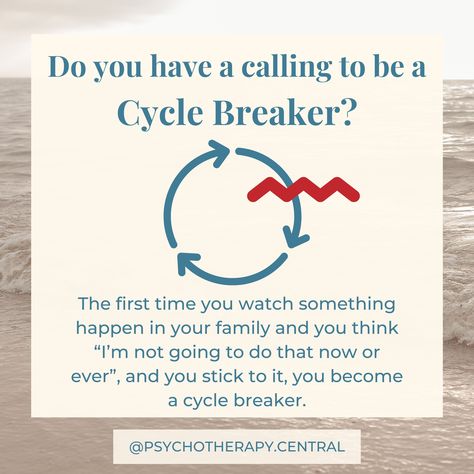 Do you have a Calling as a Cycle Breaker? Family Cycle Breaker, Breaking Cycles, Cycle Breaker Quotes, Cycle Breaker, Cycle Breaker Tattoo, Clinical Social Work, Inner Child Healing, Mental Health Support, Dysfunctional Family