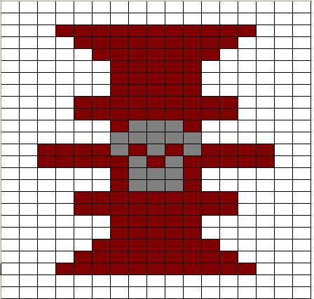 Warhammer Inquisition Beading Templates, Christmas Crochet Gifts, Hama Bead Designs, Crochet To Sell, Cross Stitch Quilt, Geeky Craft, Perler Bead Projects, Crochet Cross Stitch, Chart Pattern